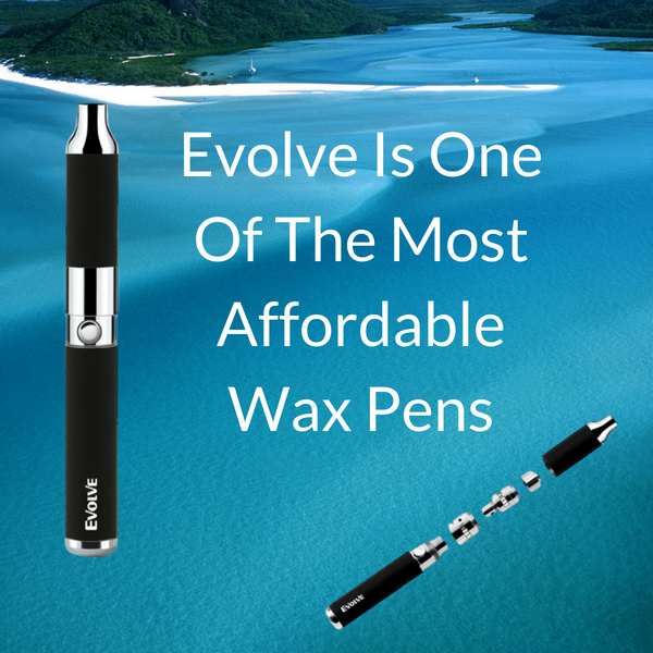 Yocan Evolve Wax Pen on Blue Water
