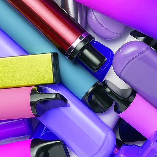 Image of several disposable vapes