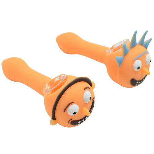Rick and Morty Silicone Smoking Pipe