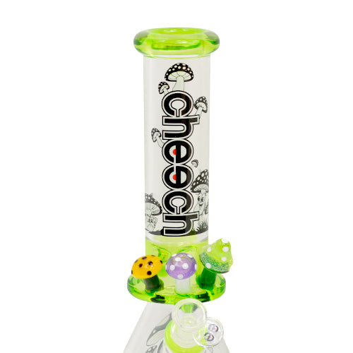 Cheech Glass Mushroom Bong Topview