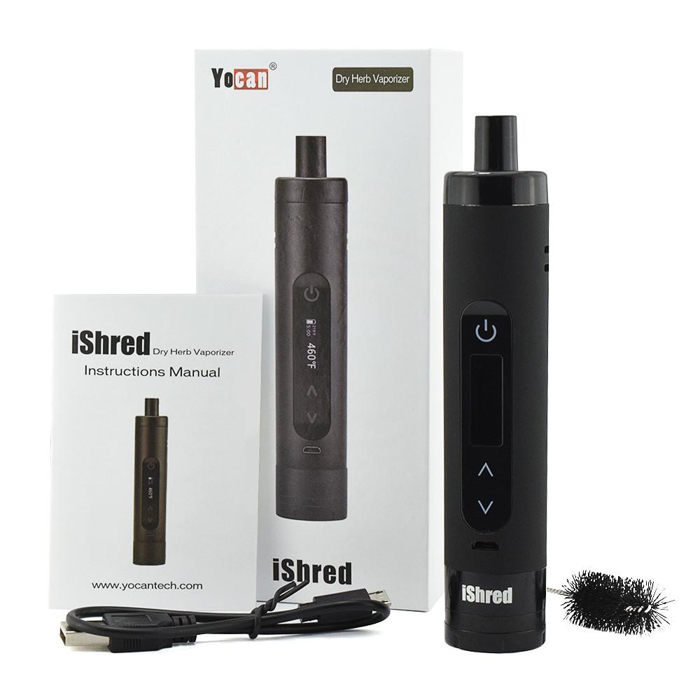 Yocan iShred Dry Herb Vaporizer with Grinder Attachment