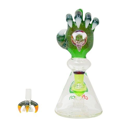 Dragon Claw Dab Rig With Bong Bowl By Cheech Glass