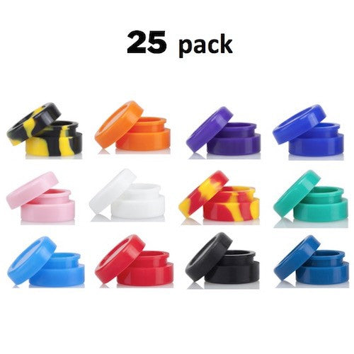 25 Pack of Silicone Dab Containers - Vape Ve Store
