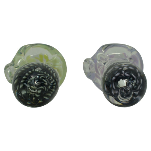 Black Spiral Spoon Pipe is Made of High Grade Borosilicate Glass