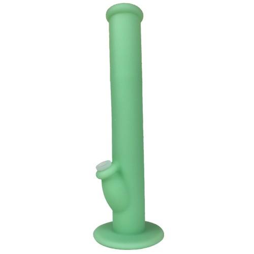 14 inch silicone bong with ice catcher and silicone down stem - Vape Vet Store 