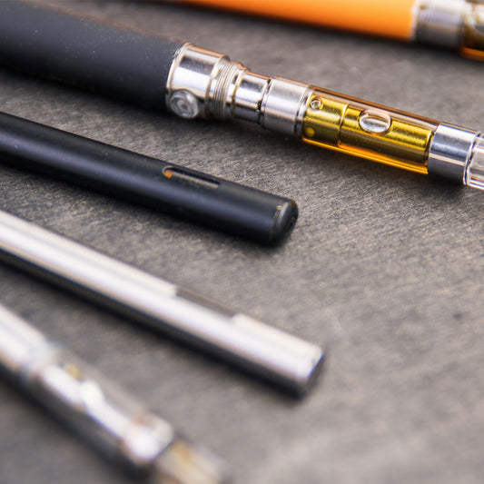 Wax pen on a flat surface
