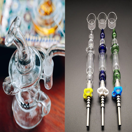 Glass dab rig and nectar collector