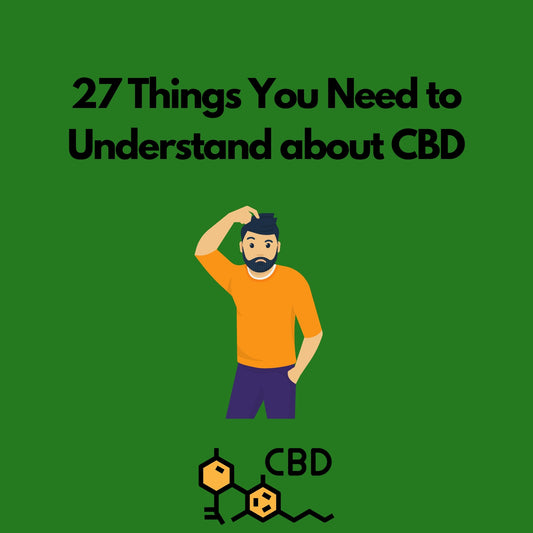 man scratching his head having questions about CBD 