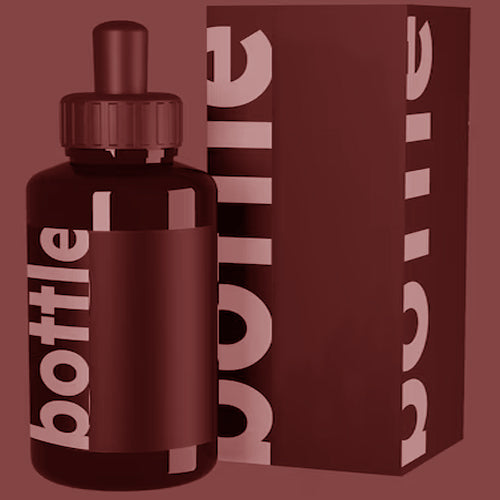 Bottle Dropper Mockup with Box
