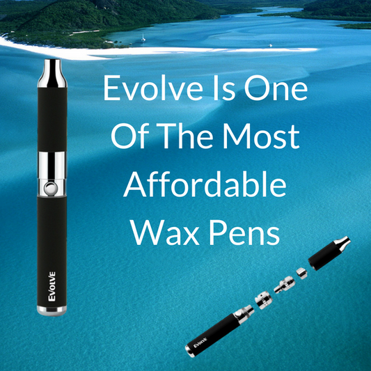 Yocan Evolve Wax Pen on Blue Water