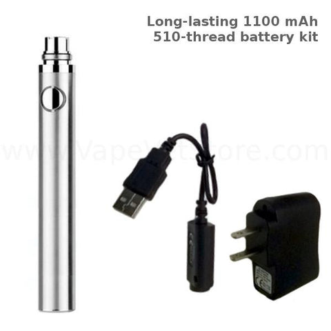 510 Thread Vape Battery Kit - 900mah Long Lasting Vape Vet Store 510 Thread Vape Battery Kit - 900mah Long Lasting Vape Vet Store
