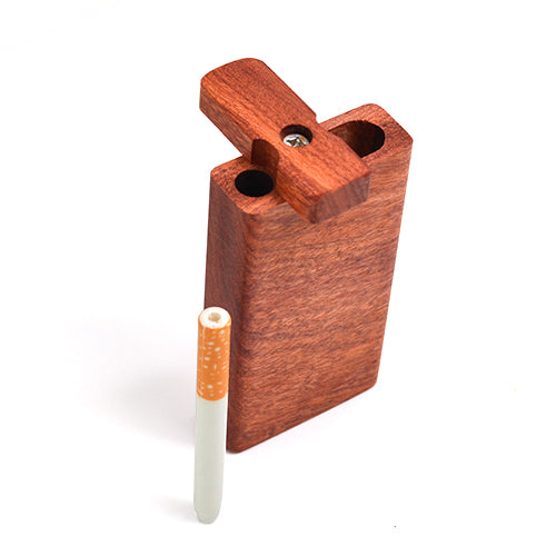 African Rosewood Dugout Pipe Turn Top 
