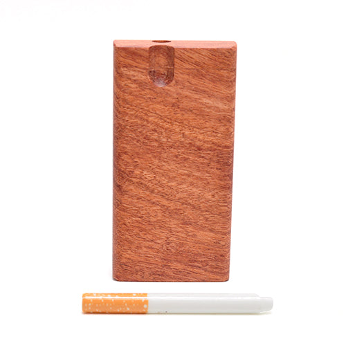 African Rosewood Dugout Pipe 