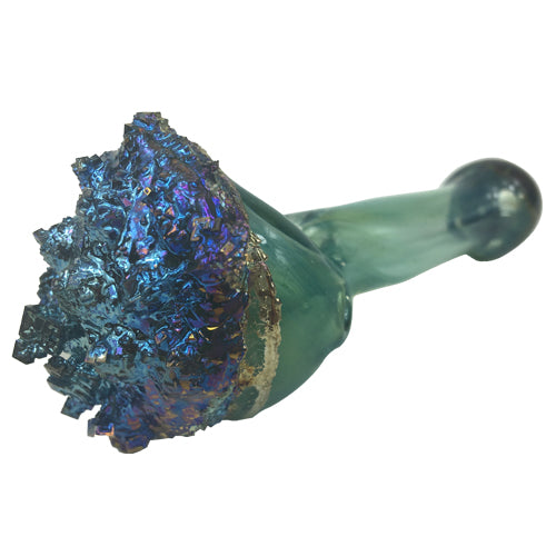 Tony Kazy Bismuth Infused Hand Blown Glass Spoon Pipe