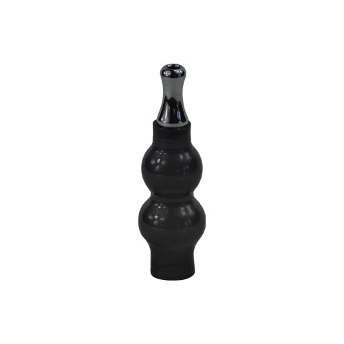 Black Double Bubble Glass Globe Atomizer - Vape Vet Store 