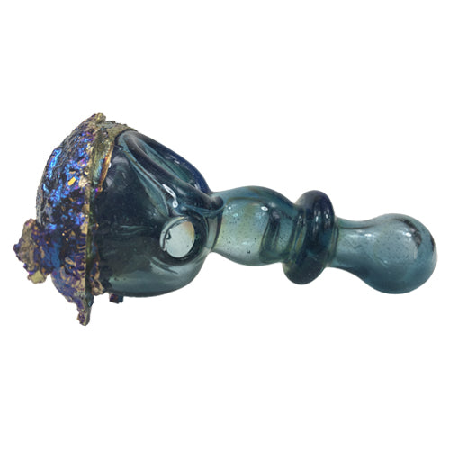 Tony Kazy Bismuth Infused Glass Spoon Pipe for Sale