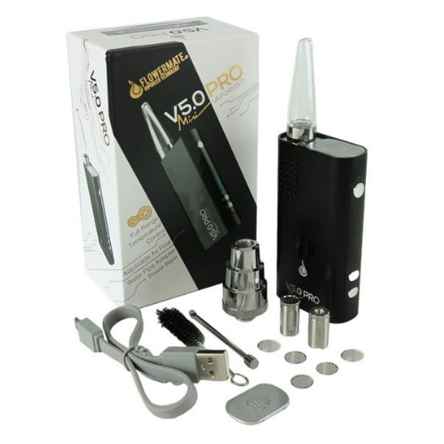 Flowermate Mini Vaporizer V5 0s with Glass Mouthpiece