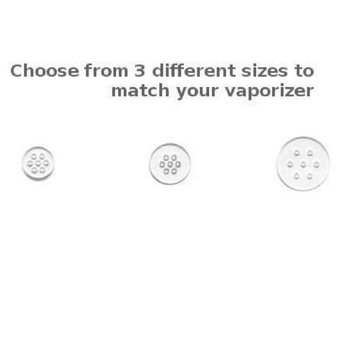 Glass Screen Filters for Dry Herb Vape Pens 