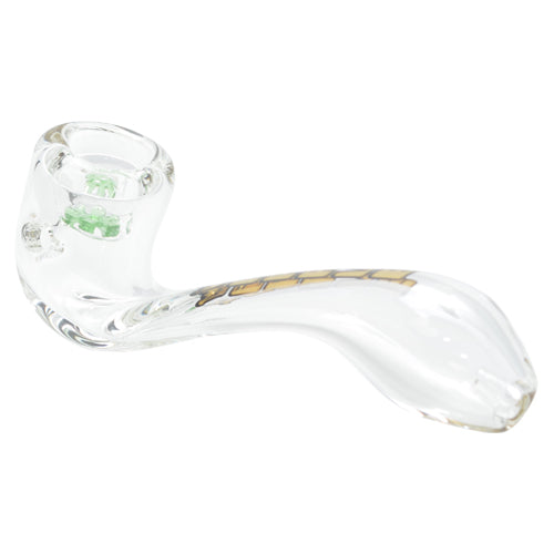 Glass Sherlock Pipe with Built in Glass Screen