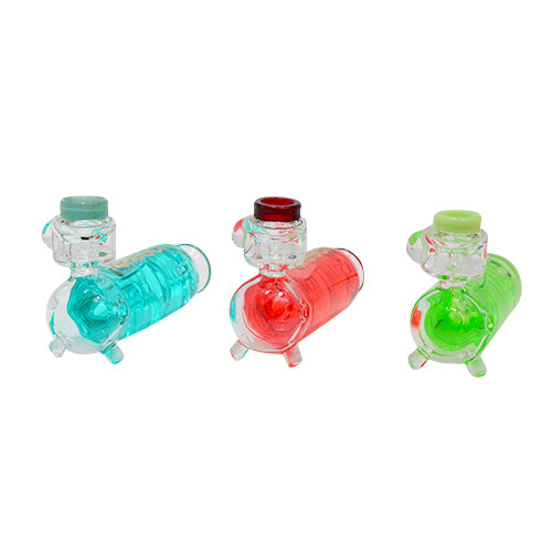 Liquid Filled Glass Pipes Color Options