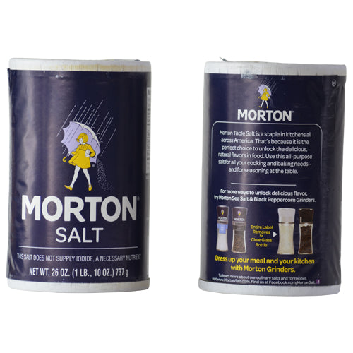 Morton Salt Stash Container for Storing Wax and Shatter 