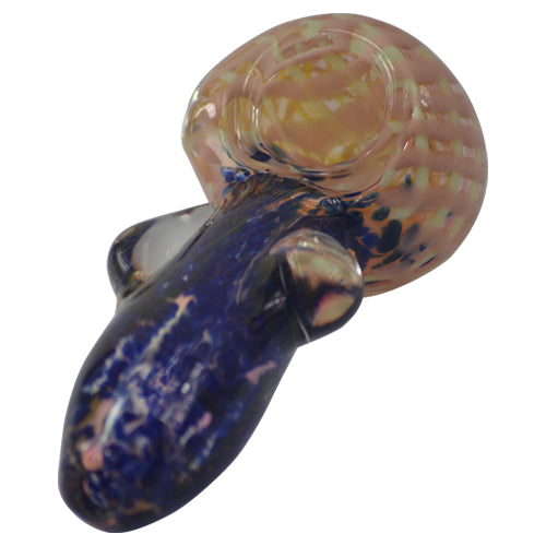 Purple Ocean Spoon Pipe is made of borosilicate glass