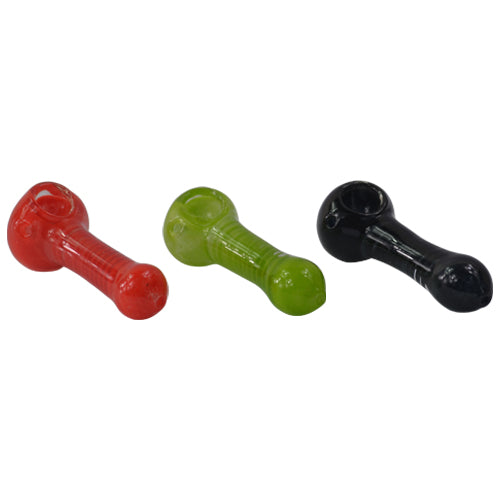 Solid Color Glass Spoon Pipes for Sale - Vape Vet Store 