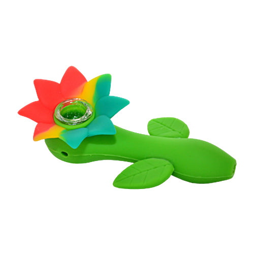 Rasta Sunflower Silicone Pipe
