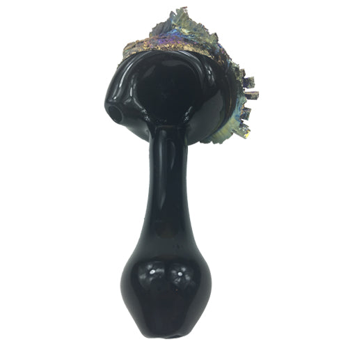 Bismuth Infused Black Spoon Pipe designed by Tony Kazy 