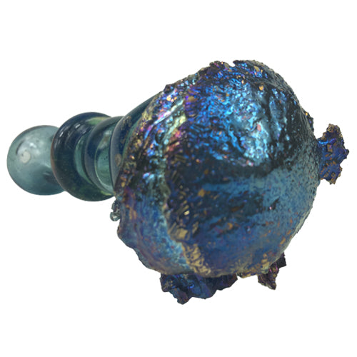 Bismuth Infused Glass Bowl by Tony Kazy 