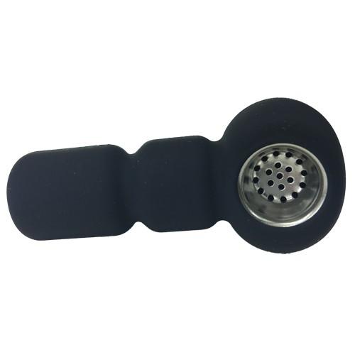 Black Silicone Spoon Pipe 
