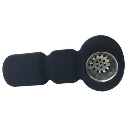 Black Silicone Spoon Pipe 