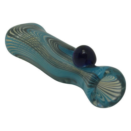 Blue Marble Makes holding the glass Chillum pipe easy 