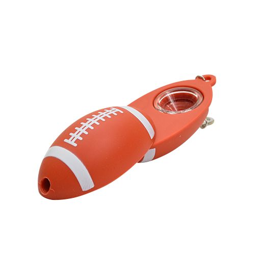 Football Keychain Spoon Pipe Brown