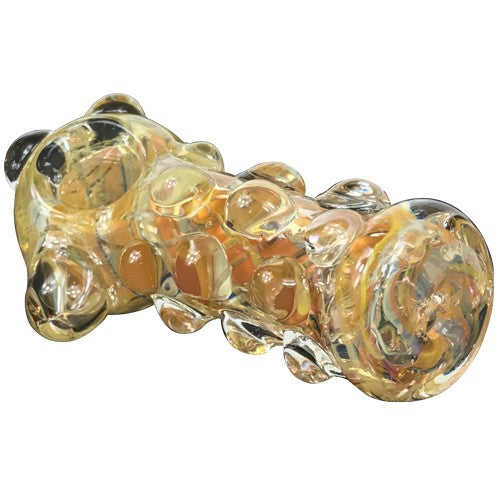 Marble Covered Hand Blown Glass Spoon Pipe - Vape Vet Store