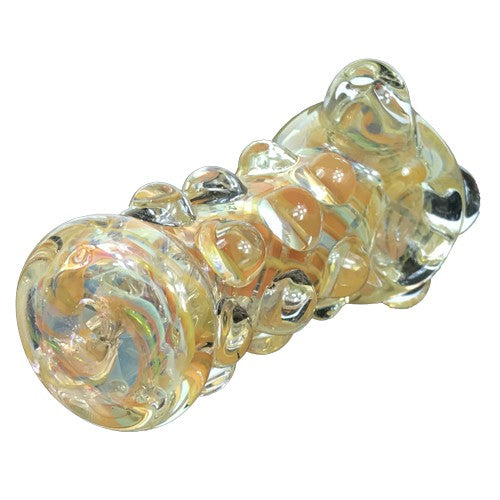 Marble Covered Spoon Pipe made of borosilicate glass - Vape Vet Store