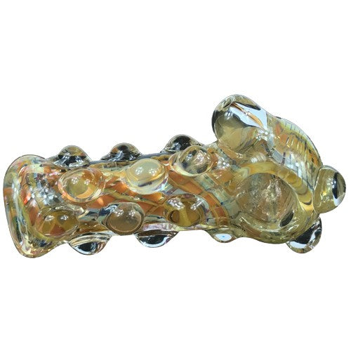 Marble Covered Hand Pipe made of borosilicate glass - Vape Vet Store