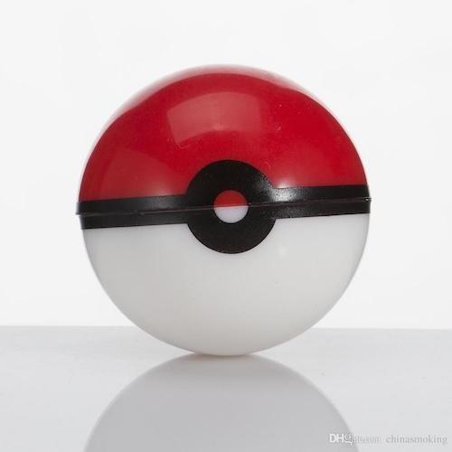 Open Pokeball Dab Container