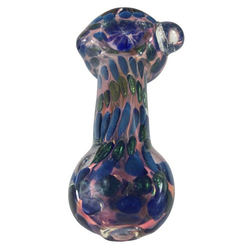 Sea Spotted Spoon Design Glass Hand Pipe - Vape Vet Store