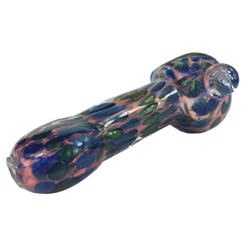 Sea Spotted Glass Pipe Spoon Design - Vape Vet Store
