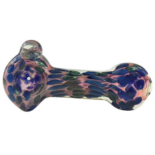 Sea Spotted Spoon Pipe made of Hand Blown Glass - Vape Vet Store