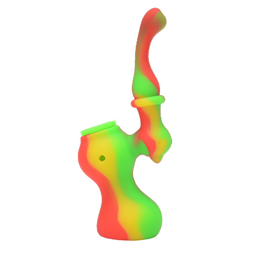 Rasta Sherlock Silicone Bubbler Pipe