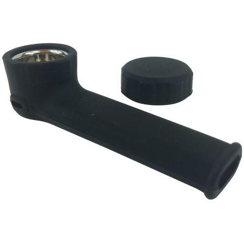 Silicone Spoon Pipe Black Color