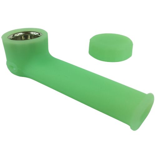 Silicone Spoon Pipe Green Color