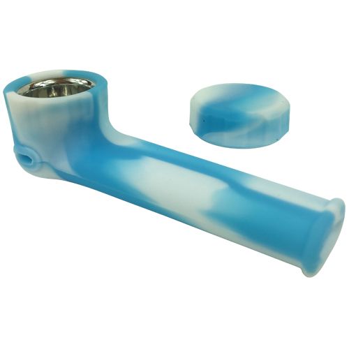 Silicone Spoon Pipe Light Blue