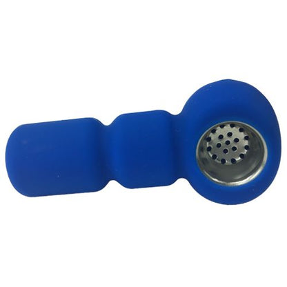 Thick Silicone Pipe Blue
