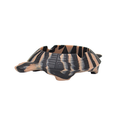 Black and Tan Silicone Turtle Debowler Ashtray
