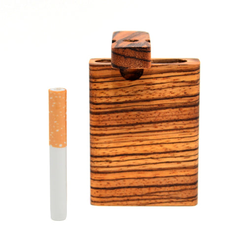 Zebrawood Dugout Pipe by Keystoned Plus 