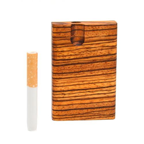 Zebrawood Dugout Pipe Ceramic One Hitter 
